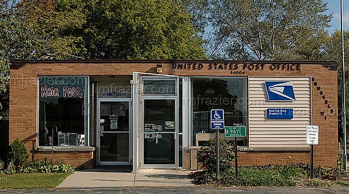 US Post Office - Brussels, Wisconsin