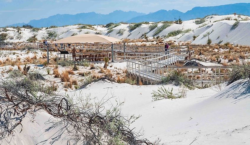 White Sands National Park in New Mexico.