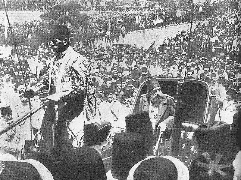 Abdul Hamid II (1842-1918), Sultan of the Ottoman Empire (1876-1909), Photographed during a rare public appearance in 1908