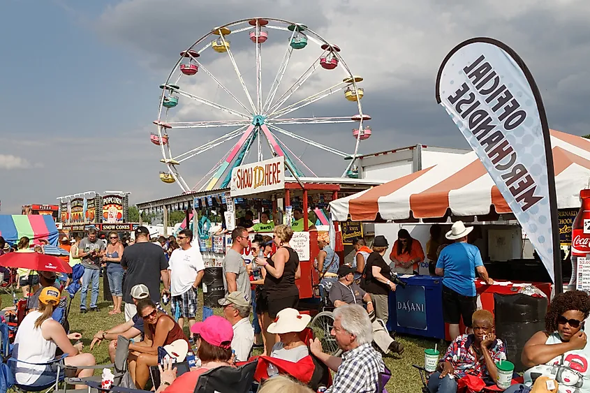 Crawfish Festival in Breaux Bridge, Louisiana.