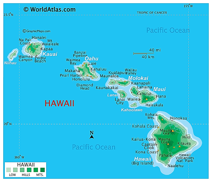 Islands Of Hawaii Worldatlas