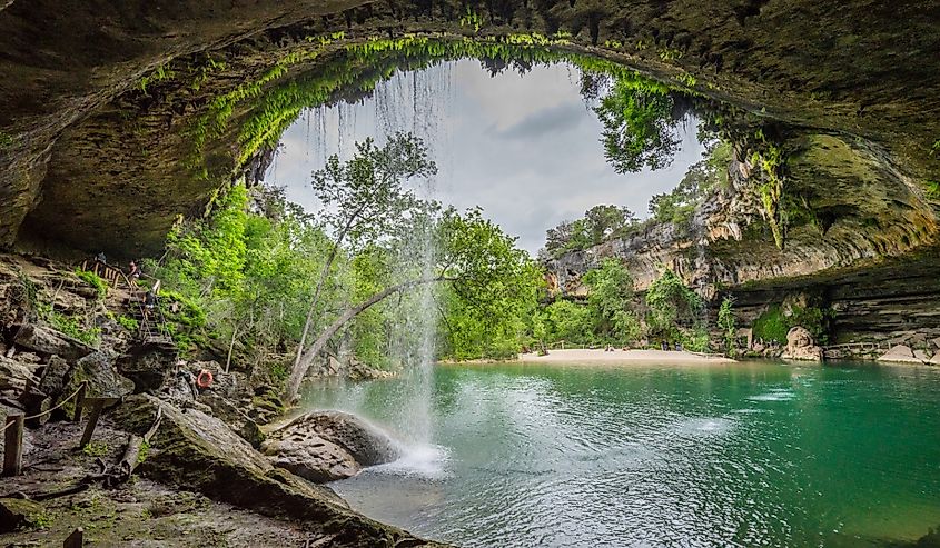 Hamilton Pool, Texas.