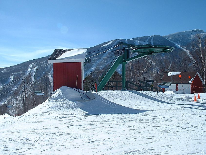 Chair Lift at Stowe Ski Resort, Vermont