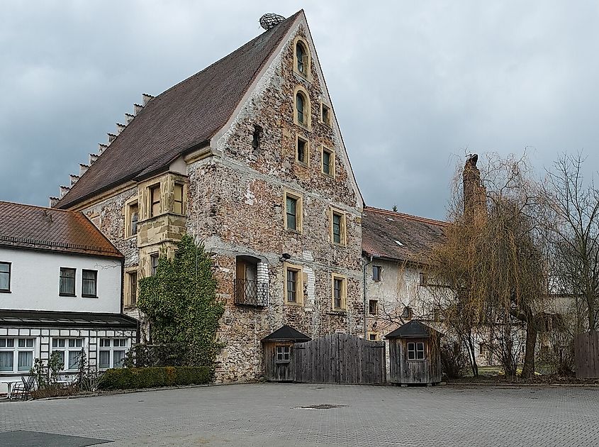Pflegschloss, a manor castle in Hirschau, Bavaria.