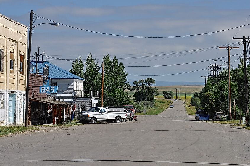 Wilson Street, Twodot, Montana.