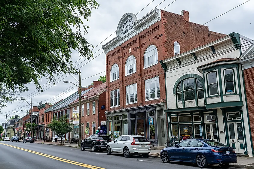 Main Street in Shepherdstown, West Virginia