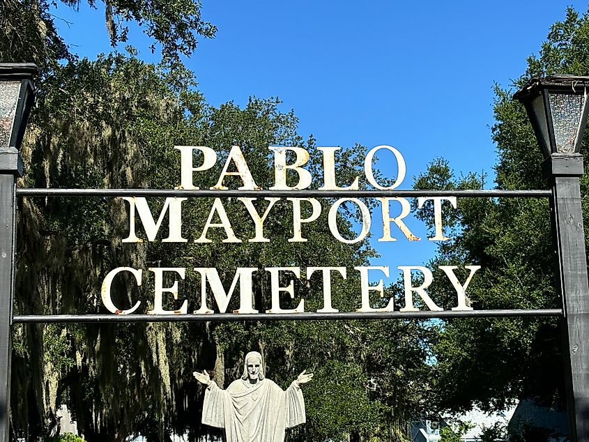 Pablo Mayport Cemetary in Mayport Village