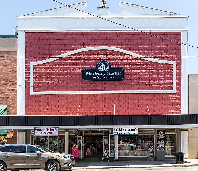 A souvenir store in Mount Airy, North Carolina