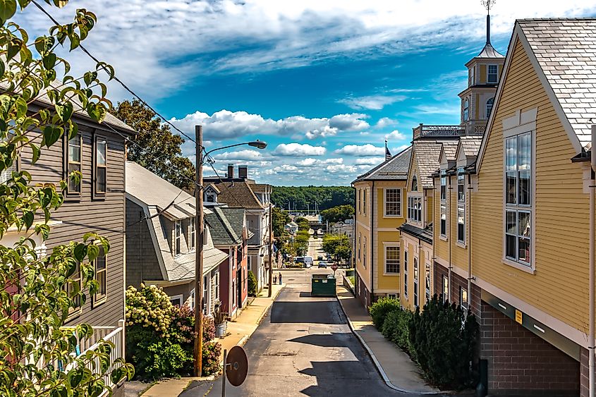 Street scenes in East Greenwich, Rhode Island