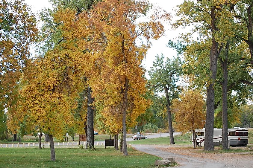 Riverfront Park in Laurel, Montana. 