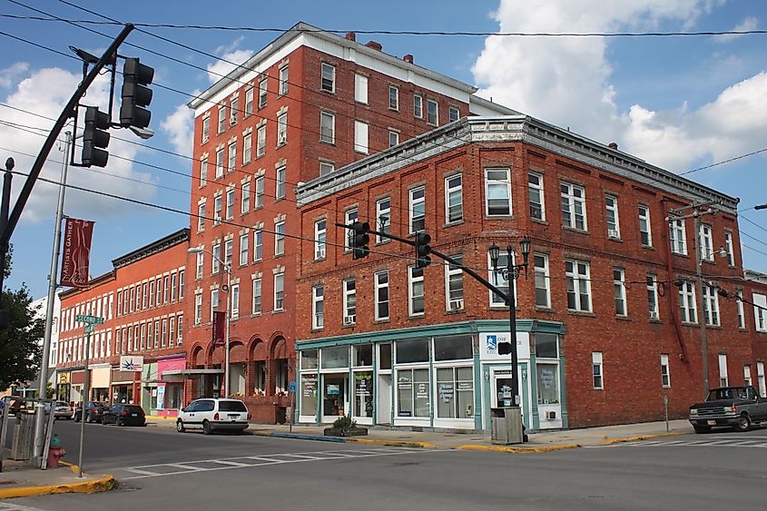 Downtown Elkins, West Virginia.