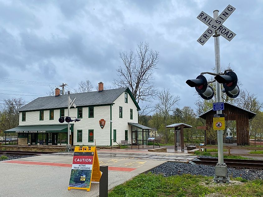 A visitor center in Peninsula, Ohio.