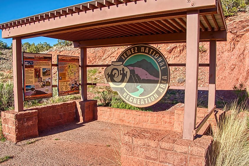 Jemez Springs, New Mexico, within the National Recreation Area.