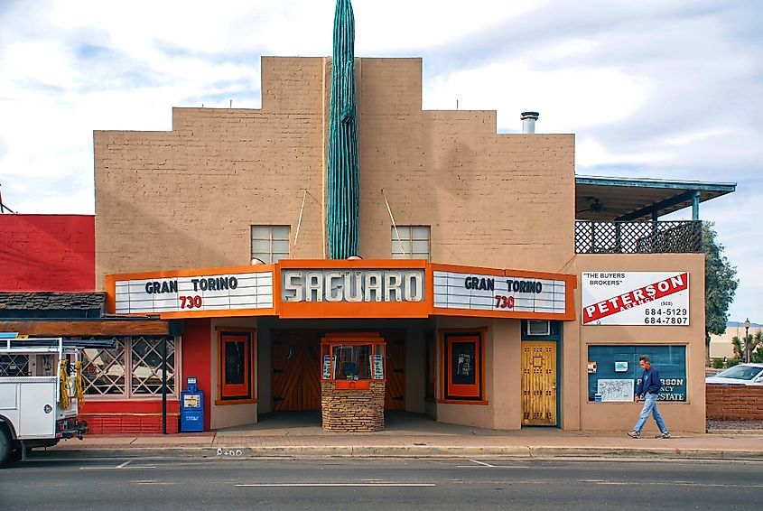 A historic theater in Wickenburg, Arizona.