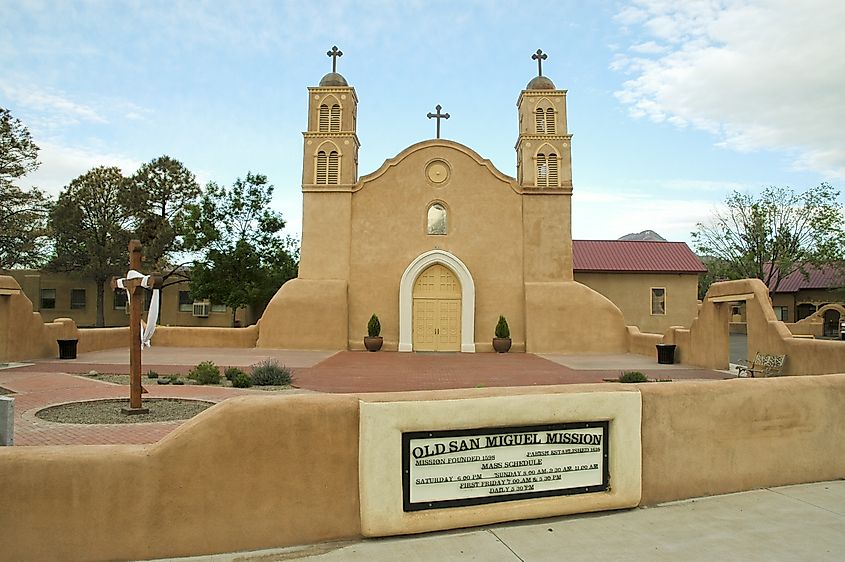 A beautiful mission in Socorro, New Mexico.