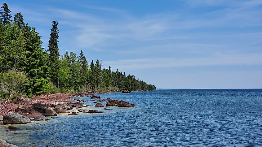 Isle Royale National Park on Lake Superior in Michigan