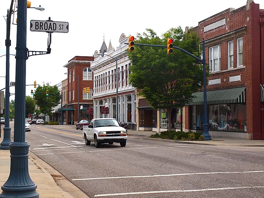 Downtown Bennettsville, South Carolina