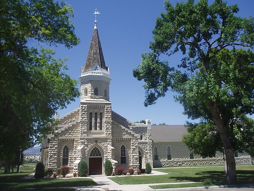 LDS Chapel in Spring City, Utah