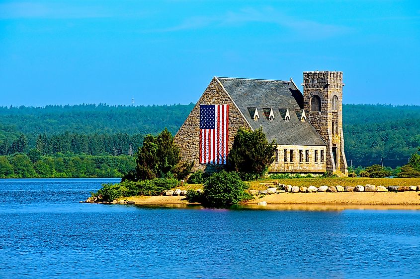 Old Stone Church, West Boylston, Massachusetts.