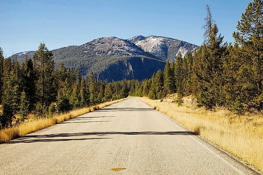 Pioneer Mountains Scenic Byway, via 