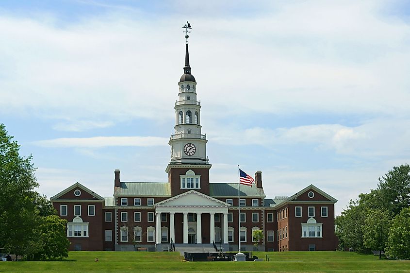 Colby College in Waterville, Maine. Editorial credit: Popova Valeriya / Shutterstock.com