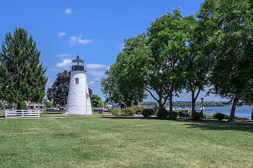 Concord Point Light is a lighthouse in Havre de Grace, Maryland