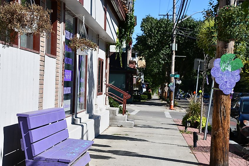  Main Street in downtown Naples, New York