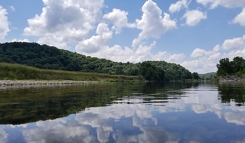 Illinois River in Tahlequah, Oklahoma