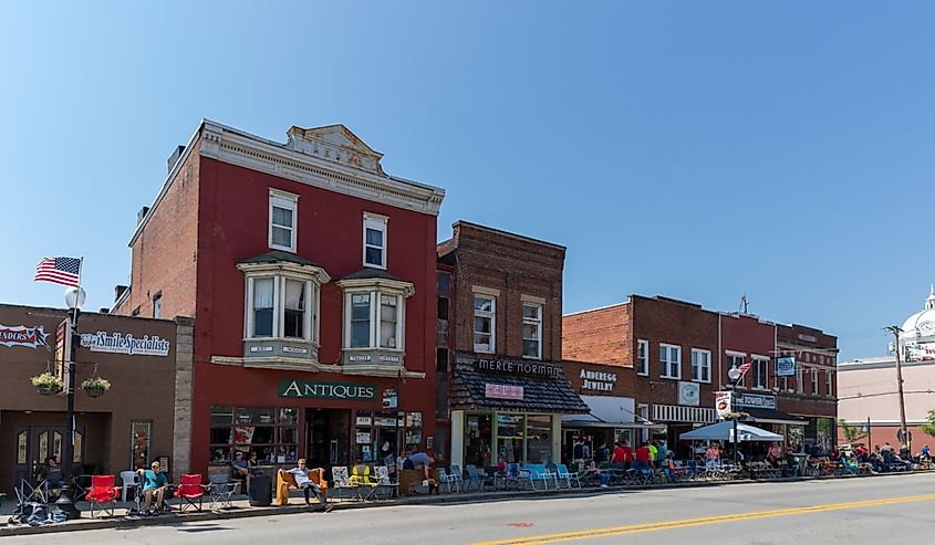 Downtown Buckhannon, West Virginia. Image credit Roberto Galan via Shutterstock.com