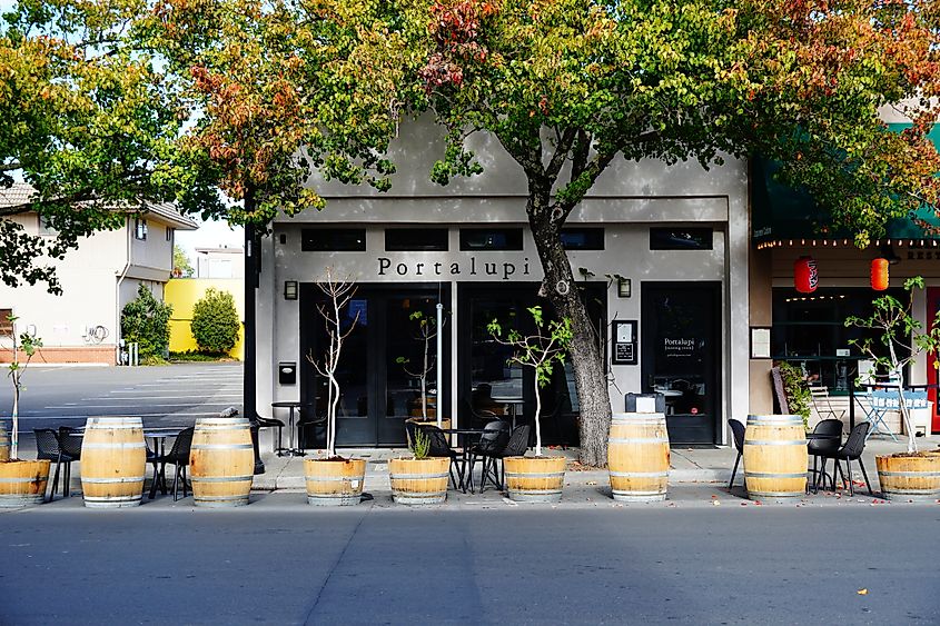 A winery in Healdsburg, California.