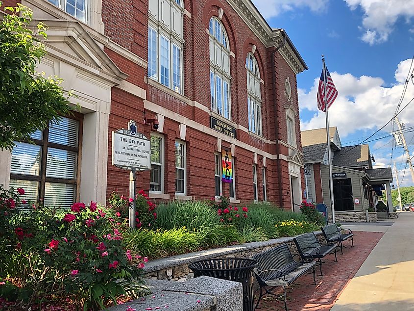 Town Hall in Hopkinton, Massachusetts