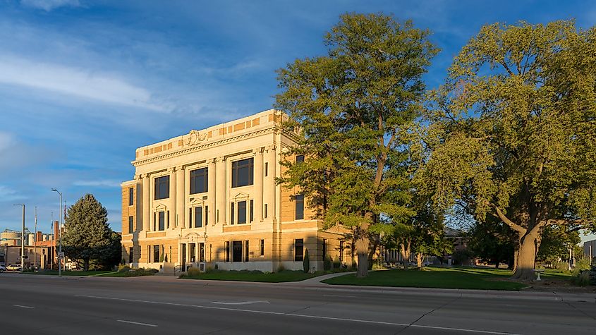 Lincoln County Court House on Jeffers Street in downtown North Platte