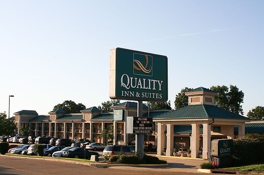 Clinton, Mississippi, USA: Quality Inn and Suites Hotel in central Mississippi.