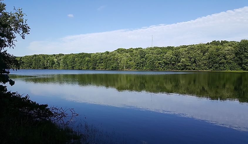Risley Reservoir, Vernon, Connecticut.