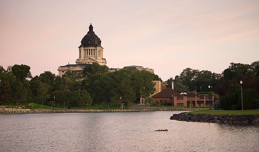 South Dakota State Capitol Building in Pierre.