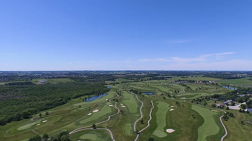 Washington County Golf Course from above (Credit: Brian Weis via Flickr)
