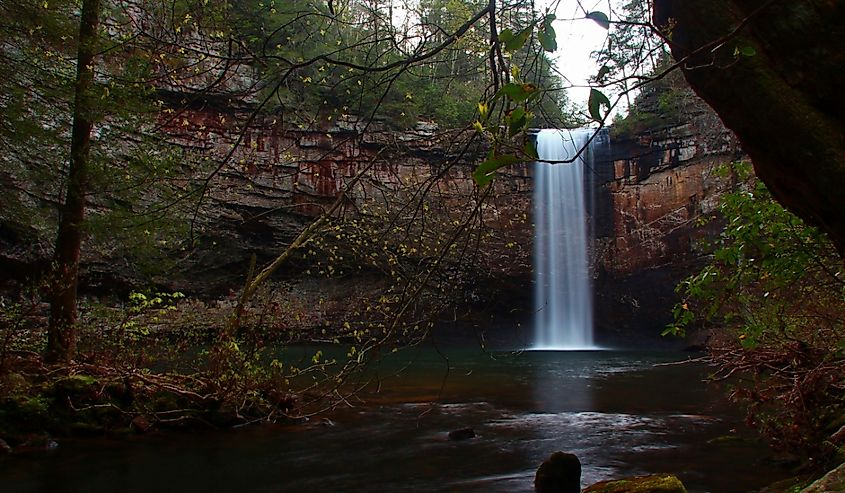 Foster Falls natural area in eastern Tennessee 