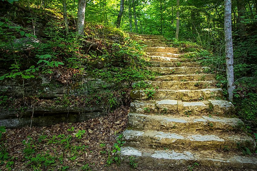 Carter Caves State Park in Olive Hill, Kentucky.