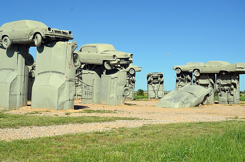 Carhenge in Nebraska.