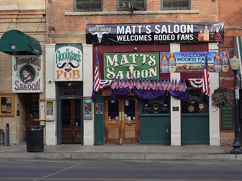 Local businesses in Whiskey Row, Arizona