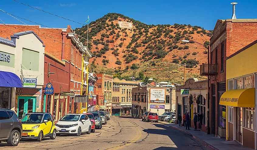 Downtown Bisbee, Arizona.
