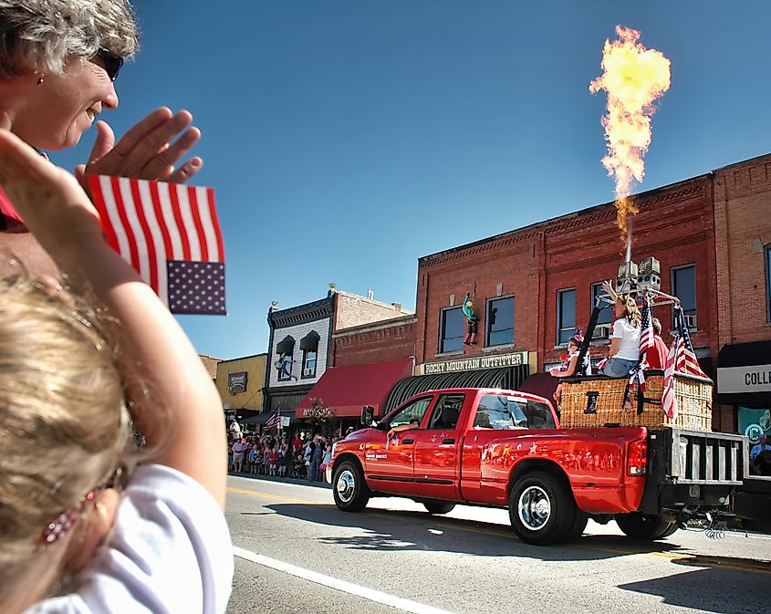 4th of July parade in Kalispell, Montana