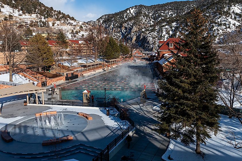 Hot springs Glenwood Springs is the largest in the world.