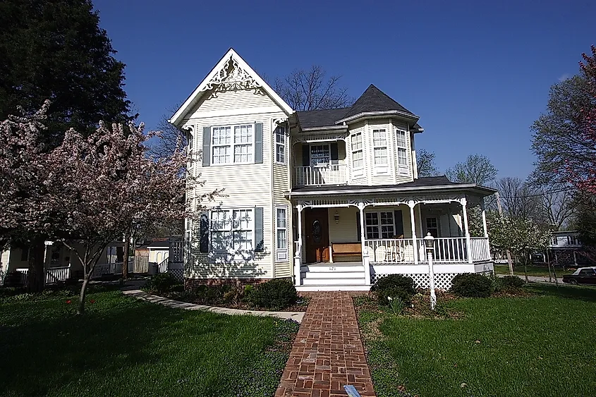 Historical home in Lebanon, Illinois