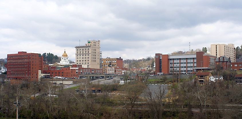 Skyline of Fairmont, West Virginia