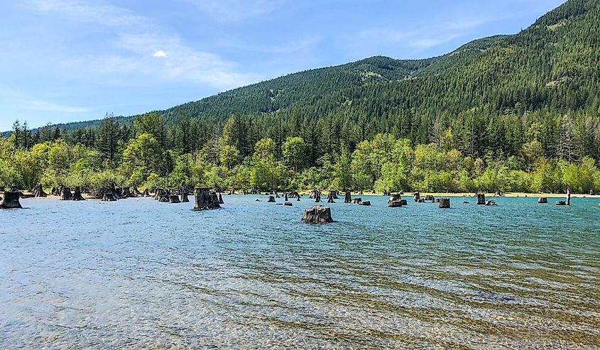 Rattlesnake Lake in King County, Washington