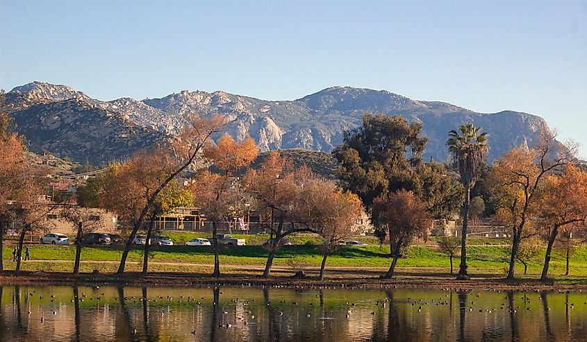 Mountain Landscape in Lakeside, California.