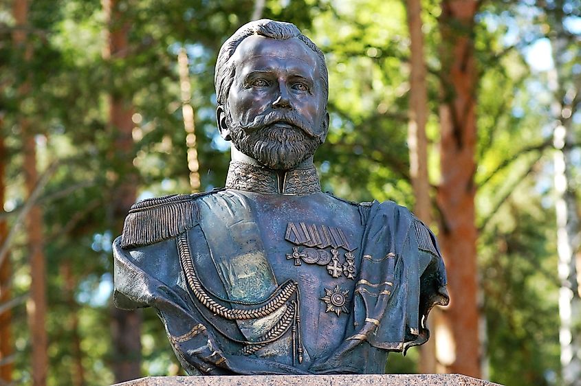 Statue of Tsar Nicholas II