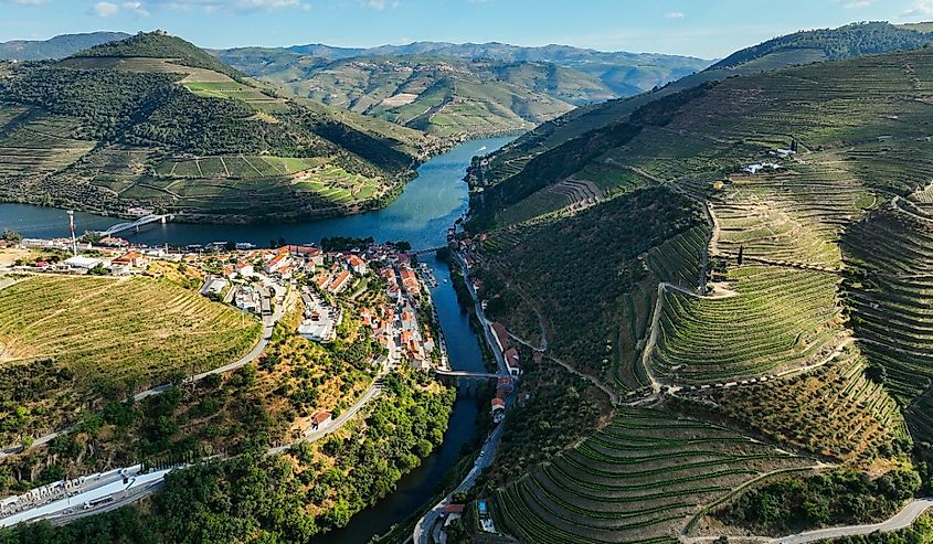 Overlooking Pinhão, Portugal.