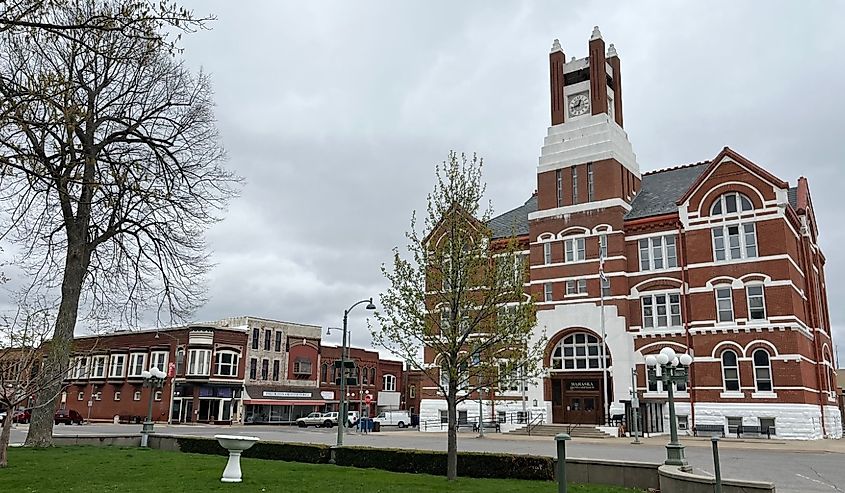 City Hall in Oskaloosa, Iowa.